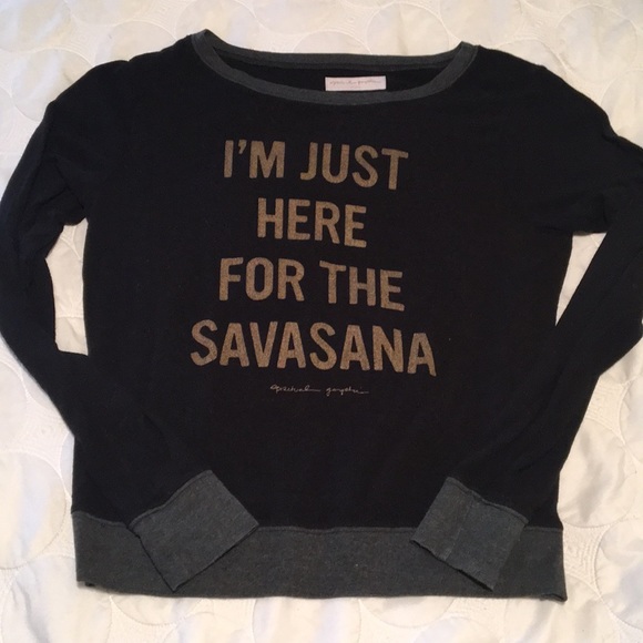 Spiritual Gangster Tops - Spiritual gangster savasana sweatshirt
